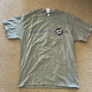 Santa Cruz Skateboards Gray Short Sleeve Tee
